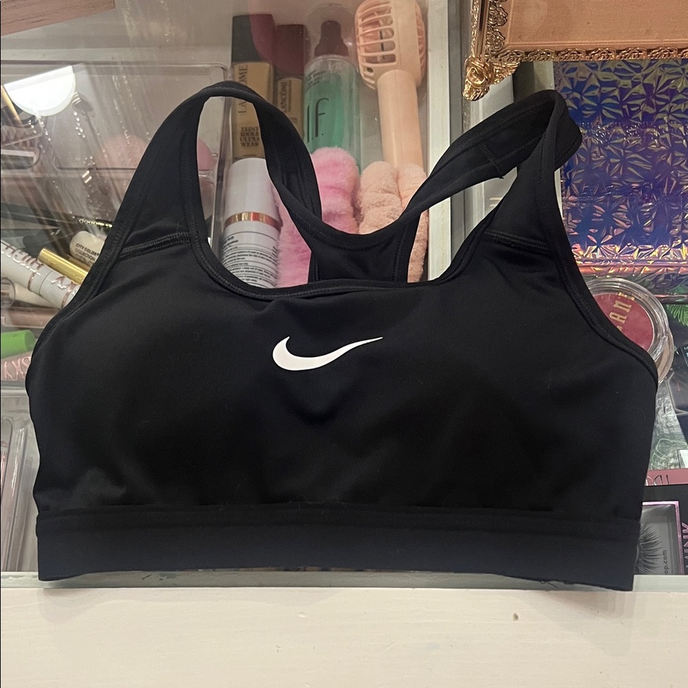 Nike Women's Black and White Sports Bra